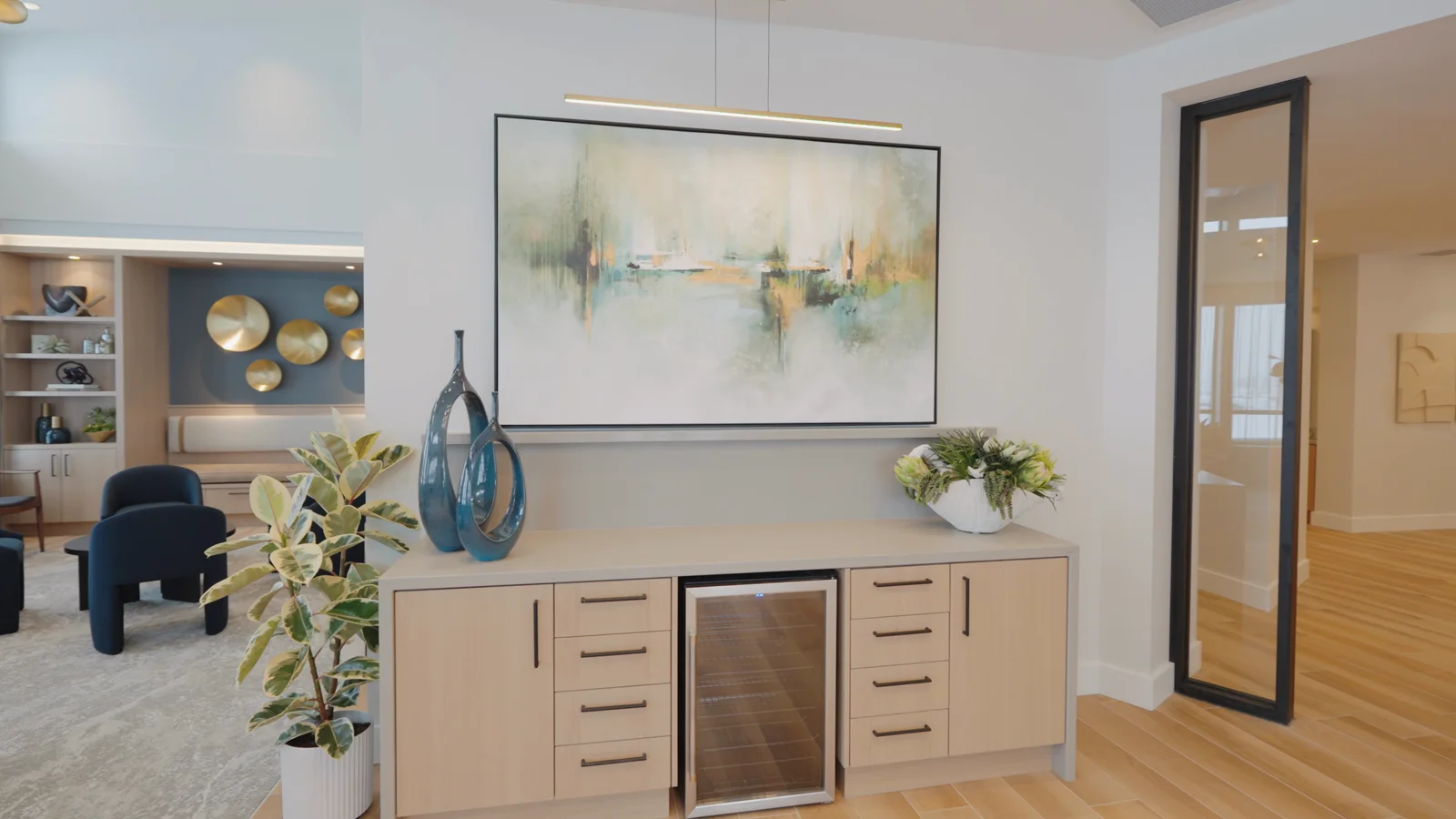 Thoughtful interior details inside a professional clinic