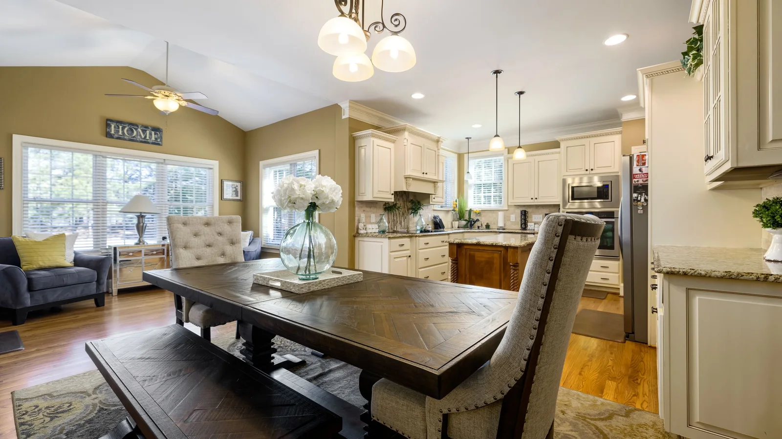 A finished residential interior photographed for a property campaign